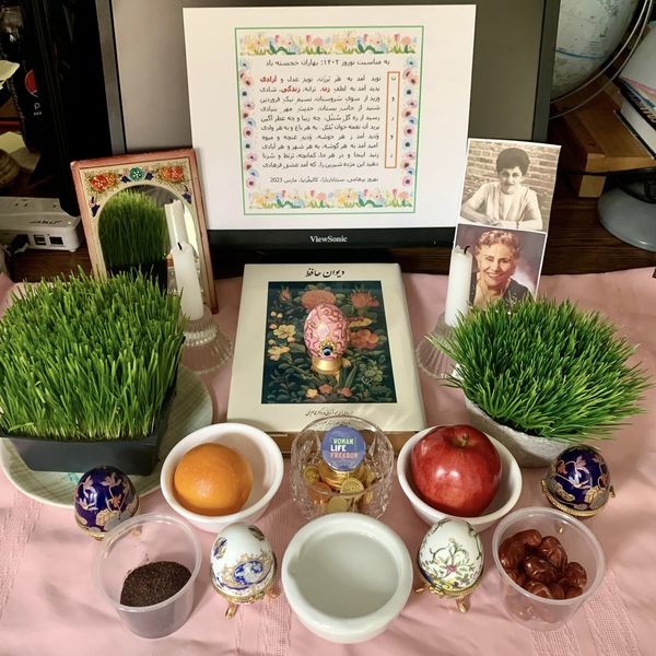 Morning view of my haft-seen spread