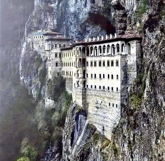 Sumela Monastery in Turkey's Black-Sea Province of Trabzon is a sight to behold