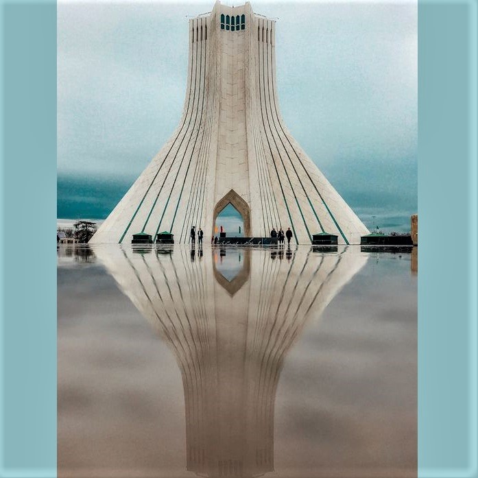 Completed in 1971, Tehran's Azadi Tower (originally named Shahyad Monument) has become a symbol of Iran