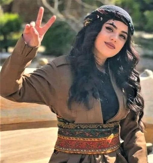 Young Kurdish woman with traditional clothes