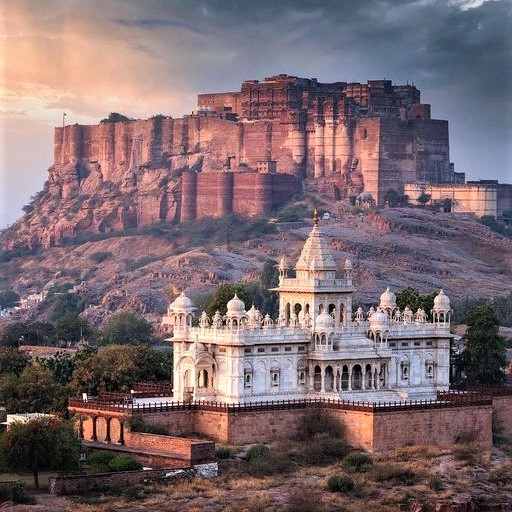 Built around 1459, Mehrangarh Fort in Jodhpur Rajasthan is one of India's largest forts