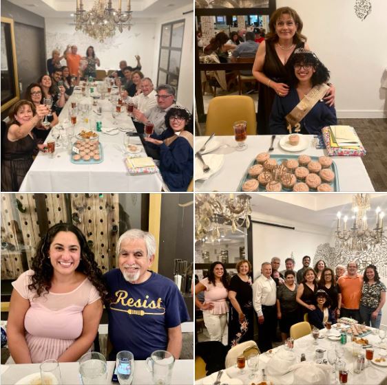 Photos from my niece's birthday party at Sadaf Restaurant in Encino