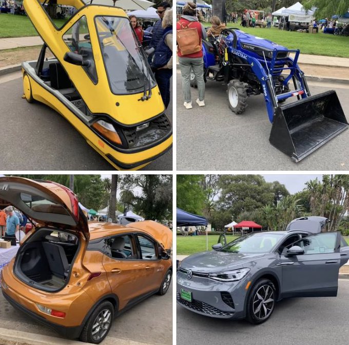 Santa Barbara Earth Day Festival at Alameda Park: Unusual vehicles and more cars