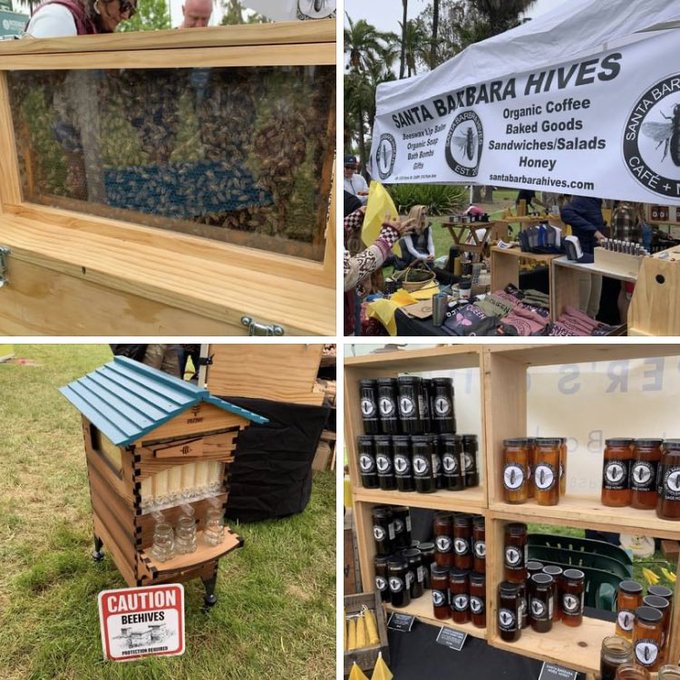 Santa Barbara Earth Day Festival at Alameda Park: A beehives & honey exhibit