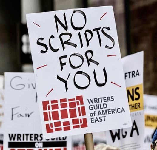 Late-night talk shows go dark as a result of the first Writers Guild of America strike since 2007