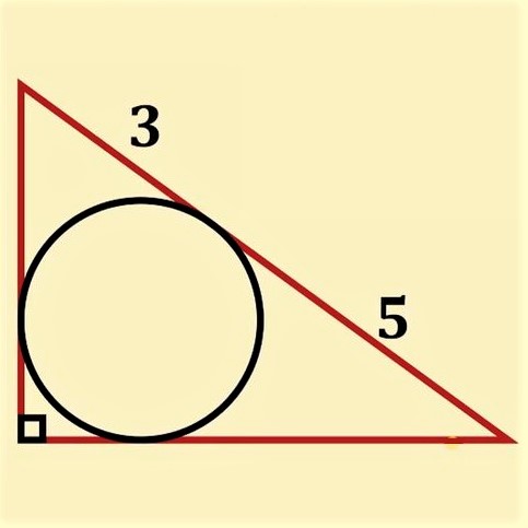 Math puzzle: Find the area of the right-angled triangle
