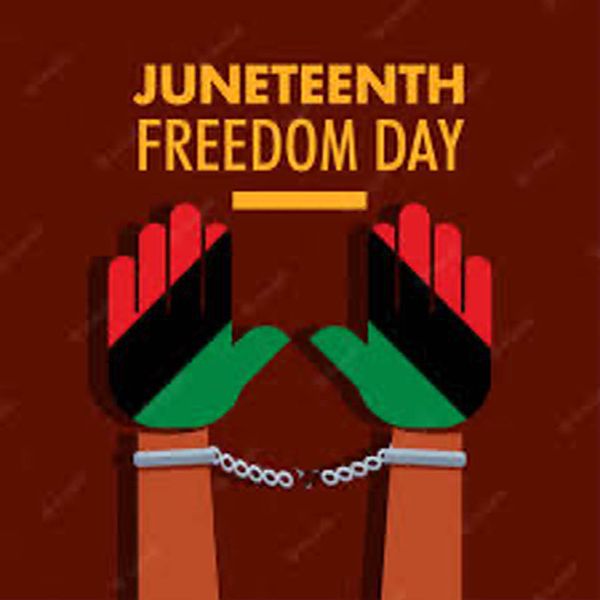 Celebrating Freedom Day: Juneteenth, the 19th day of June, commemorates the end of slavery in US confederate states