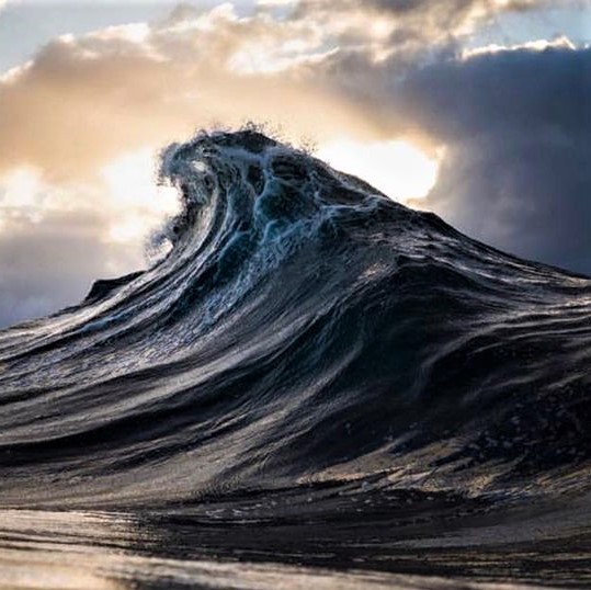 Throwback Thursday (Facebook memory from June 22, 2017): Photograph by Ray Collins, known for his masterful depiction of waves