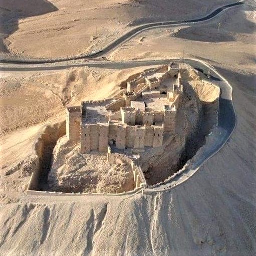 Impressive architectures: The 13th-century Palmyra Castle in Syria