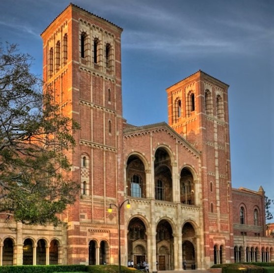 A venue with many precious memories for me: UCLA's majestic Royce Hall (outside)