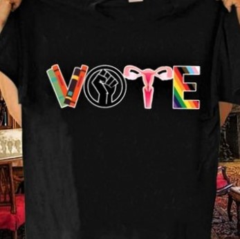 Meme of the day on a T-shirt: Vote