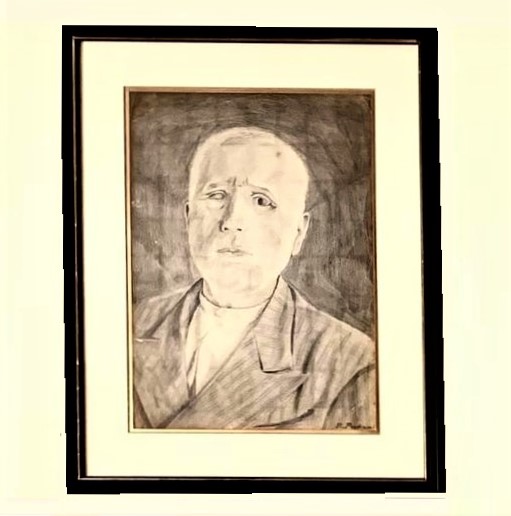 Throwback Thursday: Pencil drawing of my maternal grandfather, Sassoon, which I did as a teenager