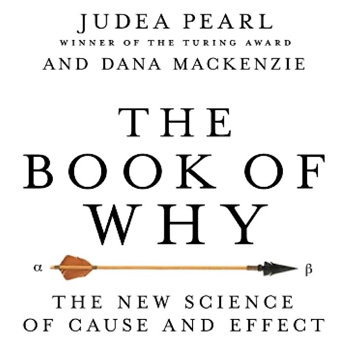 Cover image of 'The Book of Why,' by Judea Pearl and Dana Mackenzie