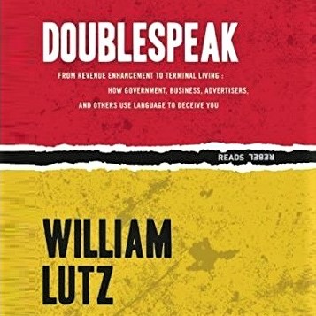 Cover image of William Lutz's 'Doublespeak'