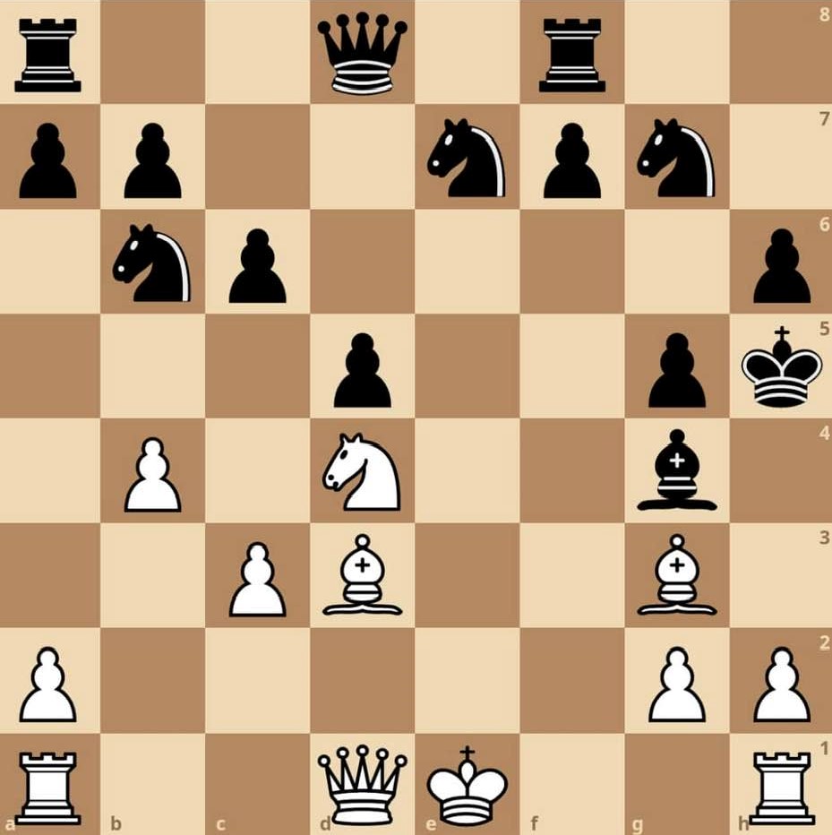 Chess puzzle: White to start and mate in two moves.