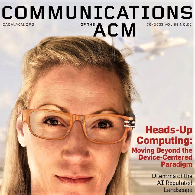 Heads-up computing comes of age: Cover image for 'Communications of the ACM'
