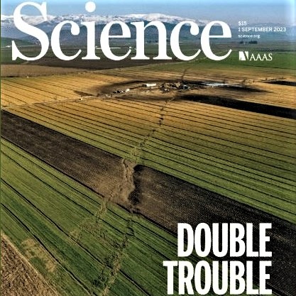 Science magazine's cover feature: Unraveling Turkey's geometrically-complex sequence of earthquakes