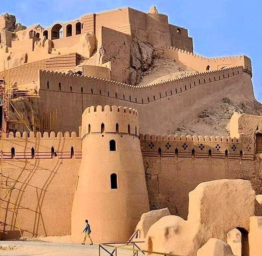 The largest adobe mud-brick structure in the world: Bam Citadel in southeastern Iran has a 2500-year history