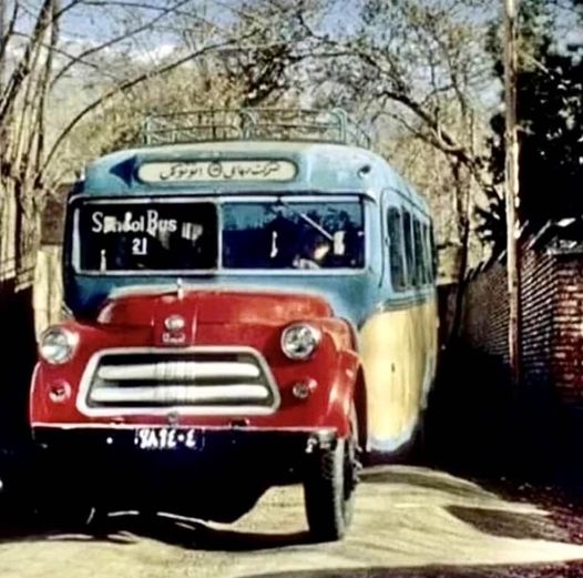 Iranian school bus from the early 1960s