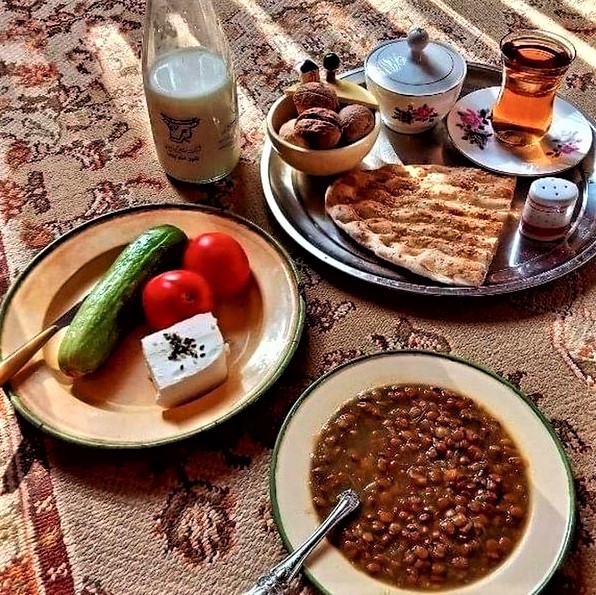 Traditional Iranian meal