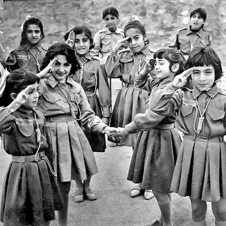 Iranian Girl Scouts from the city of Sanandaj in the 1960s