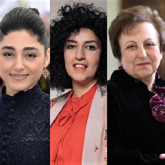 Three women in the spotlight: Golshifteh Farahani, Narges Mohammadi, Shirin Ebadi