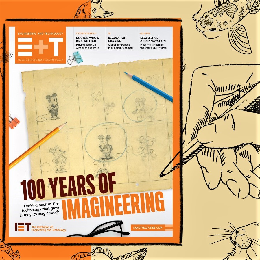 One hundred years of imagineering: This is the cover theme of E&T Magazine's Nov.-Dec. 2023 issue