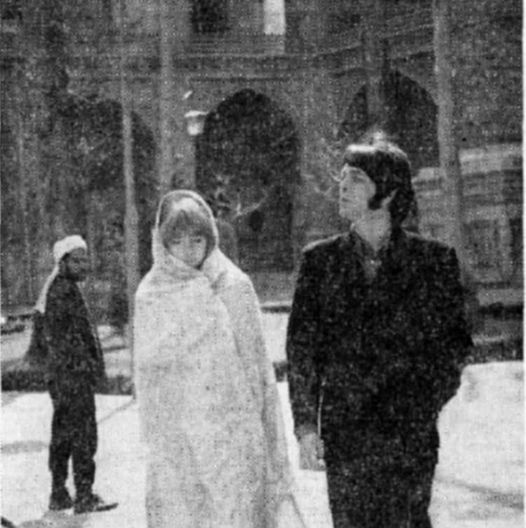 Throwback Thursday: Paul McCartney in Tehran's Shah Mosque (1968)