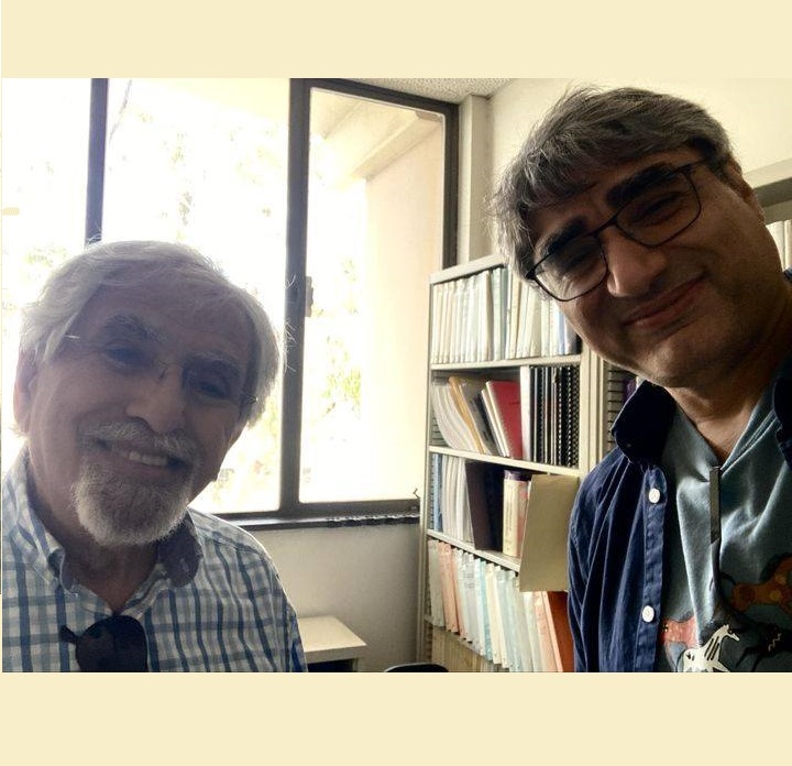Selfie with Dr. Hamed Ghoddusi of Cal Poly SLO