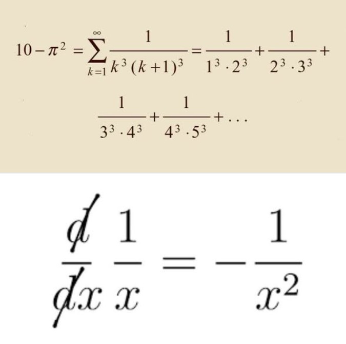 Beautiful and funny math