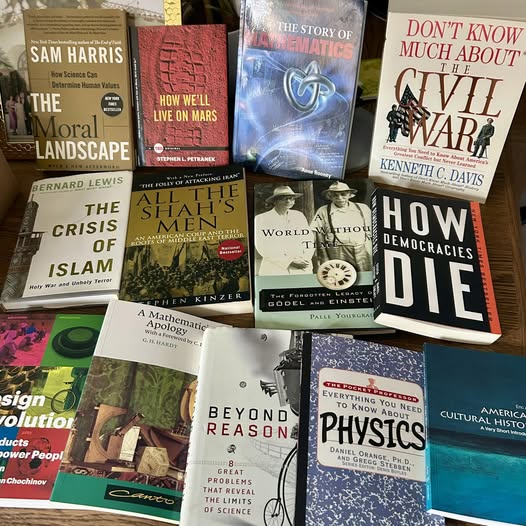 The books I bought today at Planned Parenthood’s book sale