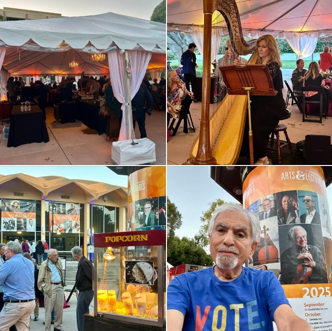 UCSB Arts & Lectures reception to kick of the 2025-2026 season