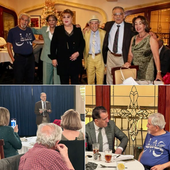Gathering at Darya Restaurant in Santa Ana to honor the contributions of Dr. Abdi Modarressi: Batch 4 of photos