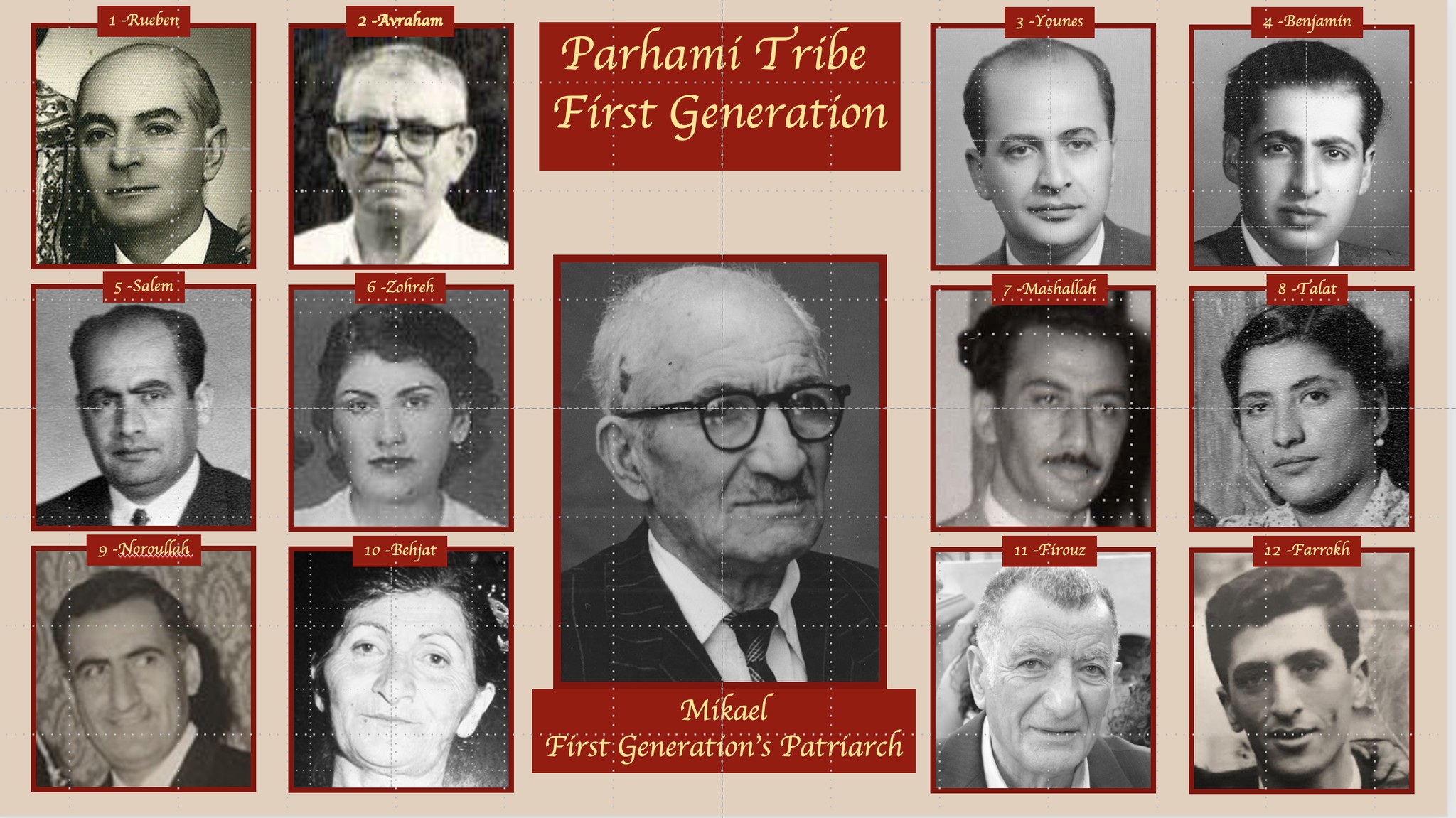 First generation of Parhami family to be honored at the upcoming family reunion