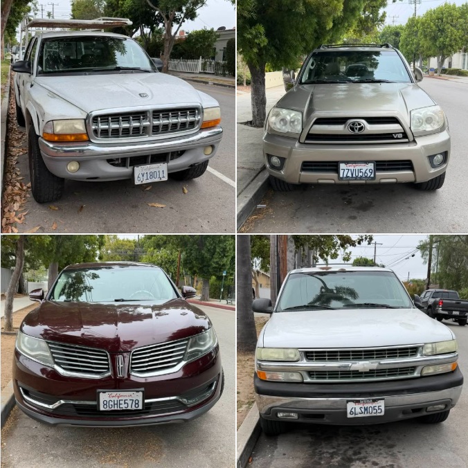 Examples of car bumpers: Front