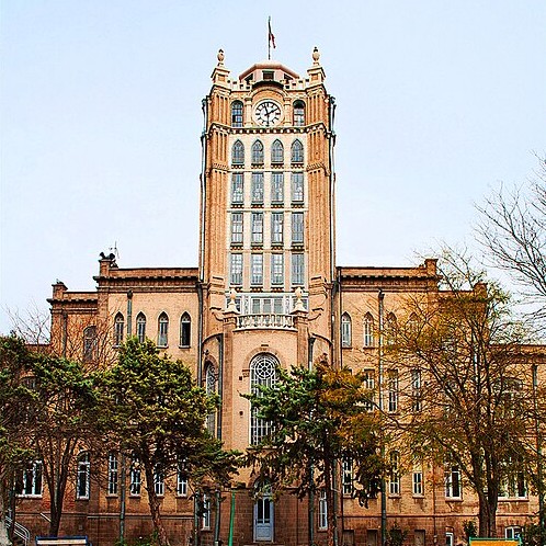 The clock tower of Tabriz, Iran